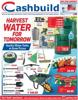 Cashbuild catalogue in Vuwani | Our best offers for you | 2026-08-24T00:00:00.000Z - 2026-09-07T00:00:00.000Z
