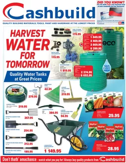 Cashbuild catalogue in Germiston | Our best bargains | 2026-08-24T00:00:00.000Z - 2026-09-07T00:00:00.000Z