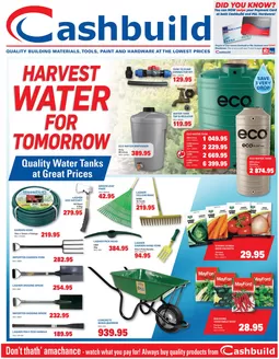 Cashbuild catalogue in Guguletu | Current deals and offers | 2026-08-24T00:00:00.000Z - 2026-09-07T00:00:00.000Z