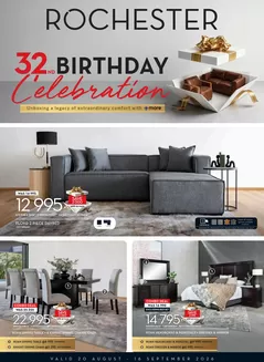 Rochester catalogue | 32nd Birthday Celebration | 2026-08-24T00:00:00.000Z - 2026-09-16T00:00:00.000Z