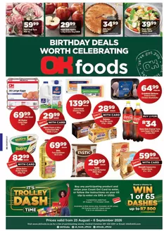 OK Foods catalogue in Theunissen | OK Foods weekly specials | 2026-08-25T00:00:00.000Z - 2026-10-11T00:00:00.000Z