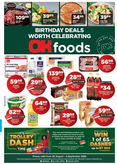 OK Foods catalogue in Theunissen | Top offers for all bargain hunters | 2026-08-25T00:00:00.000Z - 2026-09-06T00:00:00.000Z