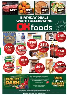 OK Foods catalogue in Theunissen | Our best deals for you | 2026-08-25T00:00:00.000Z - 2026-09-06T00:00:00.000Z