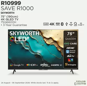 House & Home catalogue in Bronkhorstspruit | Our best bargains | 2026-08-24T00:00:00.000Z - 2026-09-06T00:00:00.000Z