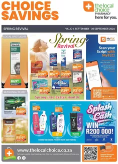 The Local Choice Pharmacy catalogue in Boksburg | The Local Choice Pharmacy weekly specials | 2026-09-01T00:00:00.000Z - 2026-09-30T00:00:00.000Z