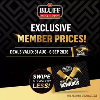 Bluff Meat Supply catalogue | Bluff Meat Supply weekly specials | 2026-08-31T00:00:00.000Z - 2026-09-06T00:00:00.000Z