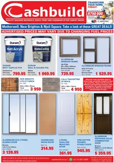 Cashbuild catalogue | Offers for bargain hunters | 2026-09-02T00:00:00.000Z - 2026-09-16T00:00:00.000Z