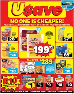 Usave catalogue | Gnusavepricesavings07sep20sep2026 | 2026-09-07T00:00:00.000Z - 2026-09-20T00:00:00.000Z