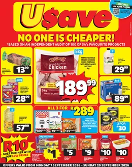 Usave catalogue | Ecusavepricesavings07sep20sep2026 | 2026-09-07T00:00:00.000Z - 2026-09-20T00:00:00.000Z