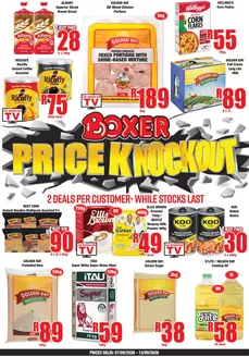Boxer catalogue | NW Price Knockout | 2026-09-07T00:00:00.000Z - 2026-09-13T00:00:00.000Z