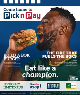 Pick n Pay catalogue in Camperdown | Pick n Pay Eat Like A Champion Specials | 2026-09-07T00:00:00.000Z - 2026-10-04T00:00:00.000Z