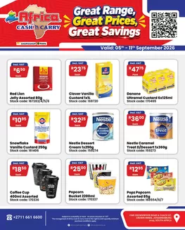 Africa Cash & Carry catalogue | Saturday Promo | 2026-09-05T00:00:00.000Z - 2026-09-11T00:00:00.000Z