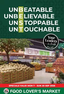 Food Lover's Market catalogue | Leaders in Fresh - KZN - 7 - 20 September 2026 | 2026-09-06T00:00:00.000Z - 2026-09-20T00:00:00.000Z