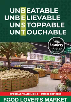 Food Lover's Market catalogue | Leaders in Fresh - Inland - 7 - 20 September 2026 | 2026-09-06T00:00:00.000Z - 2026-09-20T00:00:00.000Z