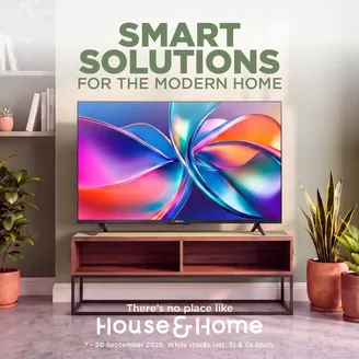 House & Home catalogue in Mmakau | House & Home weekly specials | 2026-09-07T00:00:00.000Z - 2026-09-20T00:00:00.000Z