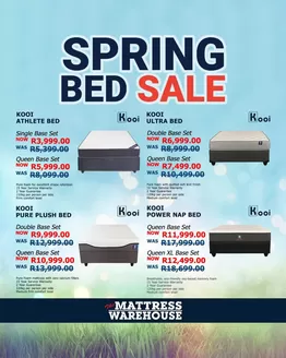 The Mattress Warehouse catalogue | Spring Bed Sale | 2026-09-09T00:00:00.000Z - 2026-09-23T00:00:00.000Z