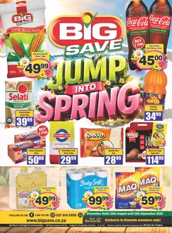Big Save catalogue in Bizana | Jump Into Spring | 2026-09-09T00:00:00.000Z - 2026-09-12T00:00:00.000Z