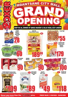 Boxer catalogue in Bizana | Mdantsane Grand Opening | 2026-09-11T00:00:00.000Z - 2026-09-20T00:00:00.000Z