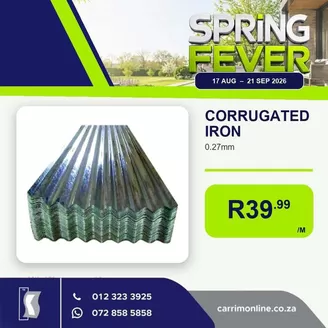K Carrim catalogue in Pretoria | K Carrim weekly specials | 2026-08-17T00:00:00.000Z - 2026-09-21T00:00:00.000Z