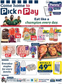 Pick n Pay catalogue in Howick | Pick n Pay Weekly Specials | 2026-09-14T00:00:00.000Z - 2026-09-20T00:00:00.000Z