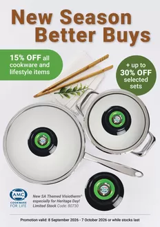 AMC Cookware catalogue | New Season Better Buys | 2026-09-14T00:00:00.000Z - 2026-10-07T00:00:00.000Z