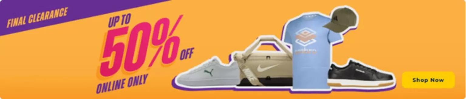 Tekkie Town catalogue in East London | Final clearance | 2026-09-14T00:00:00.000Z - 2026-09-28T00:00:00.000Z