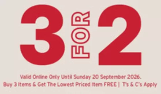 Levi's catalogue in East London | 3 For 2 | 2026-09-14T00:00:00.000Z - 2026-09-20T00:00:00.000Z