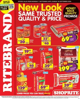 Shoprite catalogue in Umlazi | Shoprite Ritebrand Savings KwaZulu-Natal 7 September - 20 September | 2026-09-06T00:00:00.000Z - 2026-09-20T00:00:00.000Z