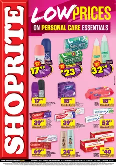 Shoprite catalogue in Despatch | Shoprite weekly specials | 2026-09-06T00:00:00.000Z - 2026-09-20T00:00:00.000Z