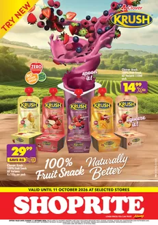 Shoprite catalogue in Paarl | Shoprite weekly specials | 2026-09-03T00:00:00.000Z - 2026-10-11T00:00:00.000Z