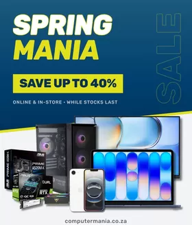Computer Mania catalogue | Spring Mania | 2026-09-14T00:00:00.000Z - 2026-09-28T00:00:00.000Z