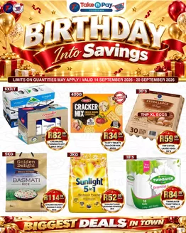 Take N Pay catalogue in Emoyeni | TNP WEEKLY ADVERTS 14 SEP 2026 | 2026-09-14T00:00:00.000Z - 2026-09-20T00:00:00.000Z