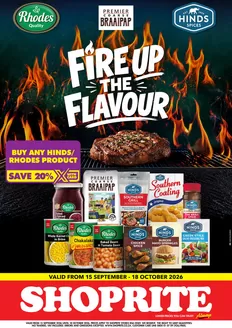 Shoprite catalogue in Sebokeng | Shoprite HindsRhodes Xtra Savings Gauteng 15 September - 18 October | 2026-09-14T00:00:00.000Z - 2026-10-18T00:00:00.000Z