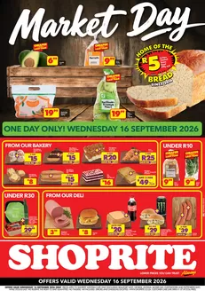 Shoprite catalogue in Cape Town | Shoprite Market Day Deals Valid 16 September | 2026-09-14T00:00:00.000Z - 2026-09-16T00:00:00.000Z