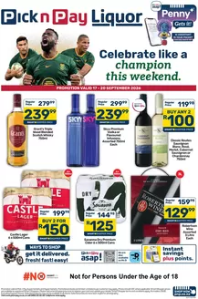 Pick n Pay catalogue in Bellville | Pick n Pay Weekend Liquor Specials | 2026-09-17T00:00:00.000Z - 2026-09-20T00:00:00.000Z
