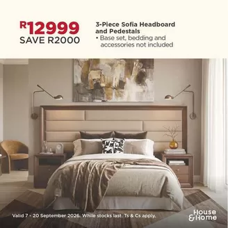 House & Home catalogue in Krugersdorp | Current special promotions | 2026-09-07T00:00:00.000Z - 2026-09-20T00:00:00.000Z