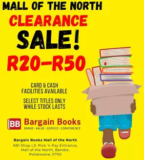 Bargain Books catalogue in Tsakane | Clearance Sale | 2026-09-17T00:00:00.000Z - 2026-09-30T00:00:00.000Z