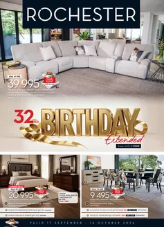 Rochester catalogue in Evaton | 32nd Birthday Extended | 2026-09-17T00:00:00.000Z - 2026-10-14T00:00:00.000Z