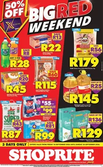 Shoprite catalogue in Roodepoort | Shoprite Big Red Weekend KwaZulu-Natal 18 - 20 September | 2026-09-14T00:00:00.000Z - 2026-09-20T00:00:00.000Z