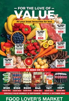 Food Lover's Market catalogue | For the Love of Value - Ottery - 21 September - 4 October 2026 | 2026-09-20T00:00:00.000Z - 2026-10-04T00:00:00.000Z