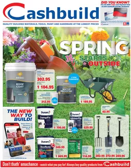 Cashbuild catalogue in Morbeng | Exclusive bargains | 2026-09-21T00:00:00.000Z - 2026-10-05T00:00:00.000Z