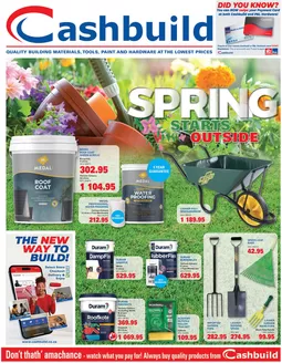 Cashbuild catalogue in Morbeng | Discounts and promotions | 2026-09-01T00:00:00.000Z - 2026-09-30T00:00:00.000Z