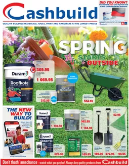 Cashbuild catalogue in Guguletu | Current deals and offers | 2026-09-21T00:00:00.000Z - 2026-10-05T00:00:00.000Z