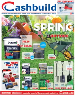 Cashbuild catalogue in Johannesburg | Exclusive bargains | 2026-09-21T00:00:00.000Z - 2026-10-05T00:00:00.000Z