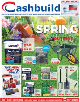 Cashbuild catalogue in Evaton | Great discounts on selected products | 2026-09-21T00:00:00.000Z - 2026-10-05T00:00:00.000Z