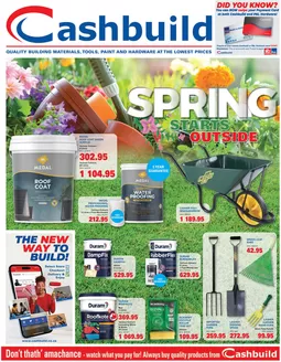 Cashbuild catalogue in Ficksburg | Top deals and discounts | 2026-09-21T00:00:00.000Z - 2026-10-05T00:00:00.000Z