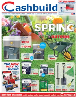 Cashbuild catalogue in King William's Town | Current bargains and offers | 2026-09-21T00:00:00.000Z - 2026-10-05T00:00:00.000Z