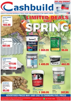 Cashbuild catalogue | Attractive special offers for everyone | 2026-09-01T00:00:00.000Z - 2026-11-30T00:00:00.000Z
