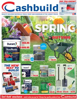 Cashbuild catalogue in Evaton | Our best offers for you | 2026-09-01T00:00:00.000Z - 2026-11-30T00:00:00.000Z