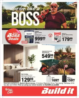 Build It catalogue in Boksburg | Top deals for all customers | 2026-09-23T00:00:00.000Z - 2026-10-10T00:00:00.000Z